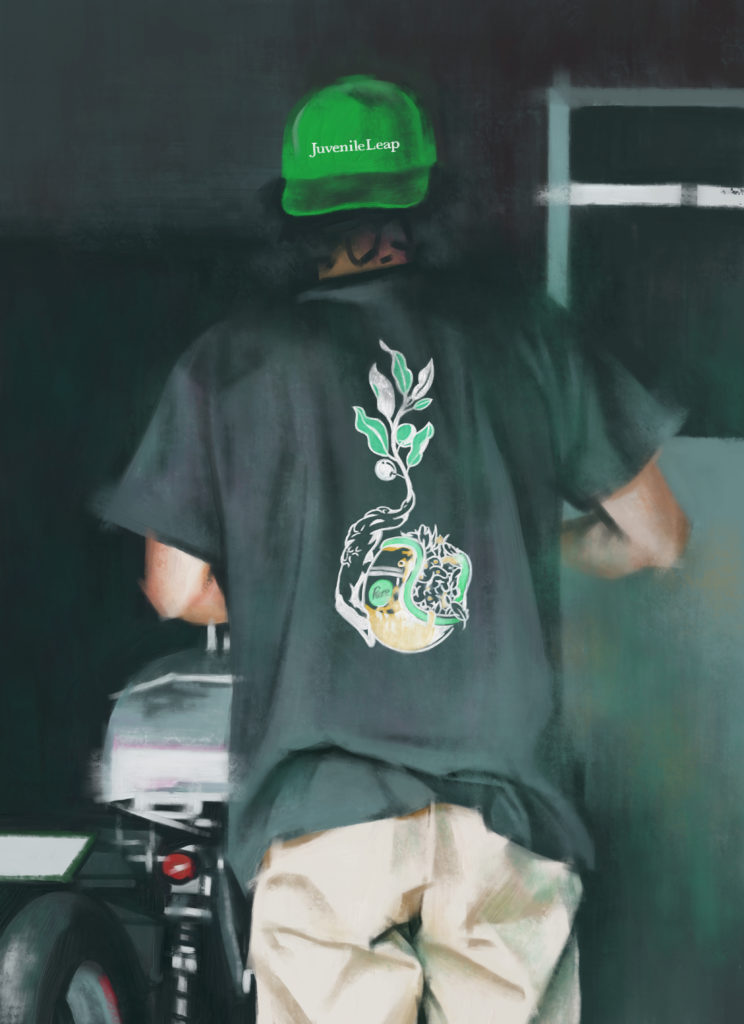 イラストレーターコサカダイキ 東京ポップアップストア in UNITEDcafe ファッションイラスト